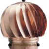 Mm Aspiratore Eolico Aspiromatic Rame 200 installato su una canna fumaria professionale.