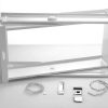Telaio apribile per vetromattone 39x19x8 cm. da 2 posti