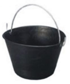 10 Secchi muratore Nero