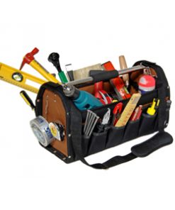 Alternative view of Borsa porta utensili con manico in acciaio inox Vito Comated