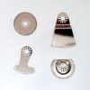 Kit di 4 lame diamantate per multiutensile ad oscillazione