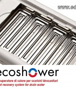 Alternative view of Recupero di calore per scarichi idrosanitari ECOSHOWER