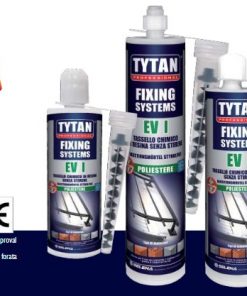 Tytan 410 ml. Ancorante chimico universale per muratura piena e forata.  Resina poliestere senza stirene.
