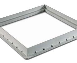 Telaio 20x20 per coperchio, pozzetto, caditoia o griglia plastica pvc Colore GRIGIO