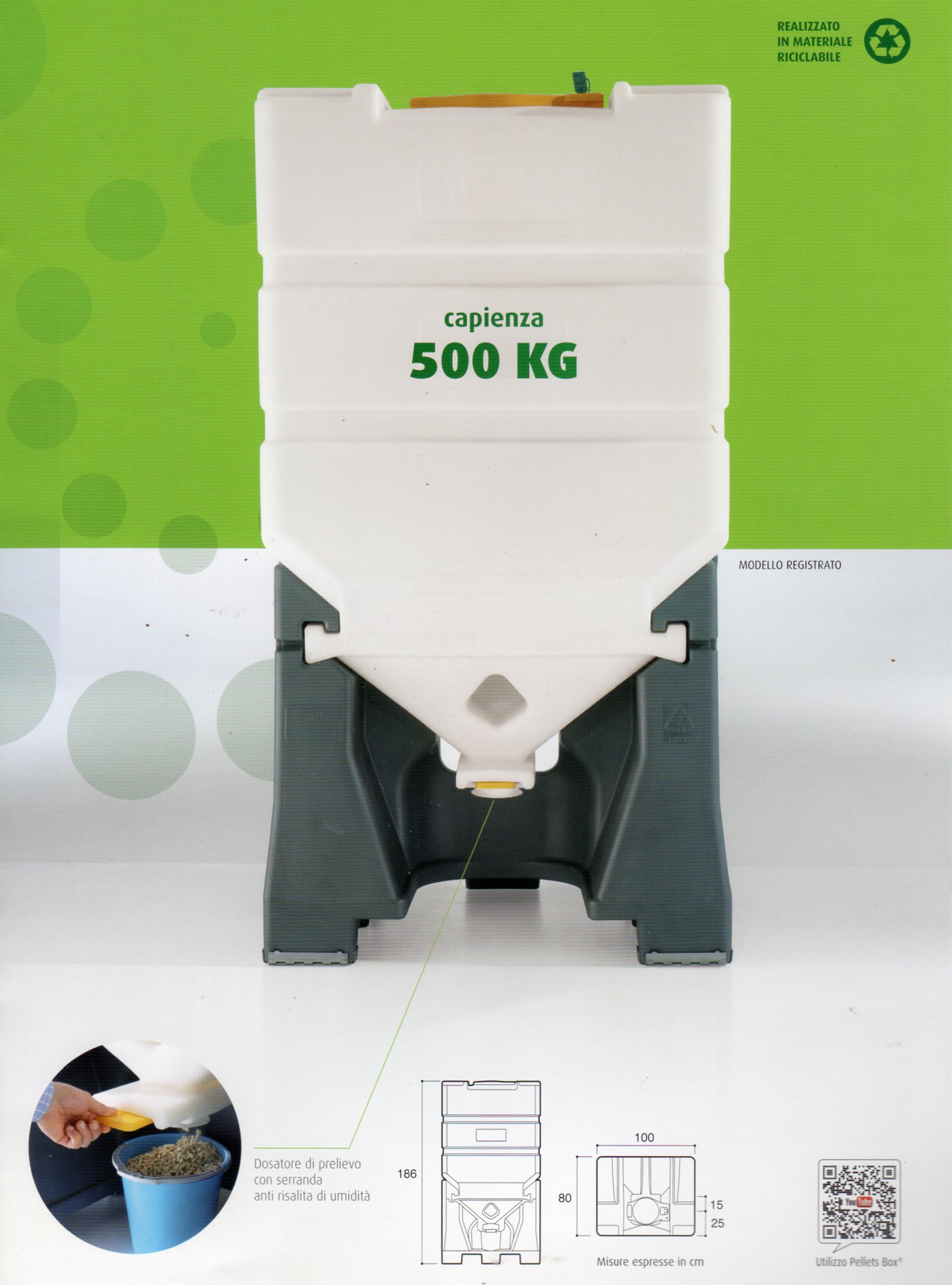 Serbatoio Pellet - Pellet Box - Contenitore da esterno pellet - Silos pellet - immagine 3