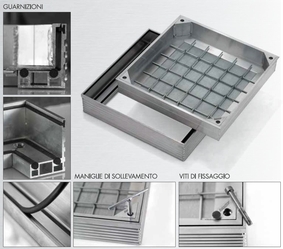 Sigillo Chiusino da riempimento per pozzetto ATech in alluminio. ERMETICO rinforzato anti odori e acqua - immagine 4