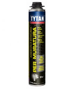 ADESIVO A SCHIUMA PER MURATURA TYTAN - Attacco Pistola - 12 pezzi