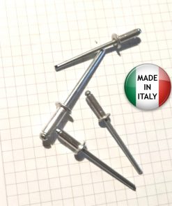 Alternative view of Rivetti alluminio acciaio testa tonda MMA Confezione da 100 pezzi