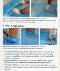 Alternative view of Guaina-Membrana liquida impermeabilizzante elastomerica pronta uso FLEXO