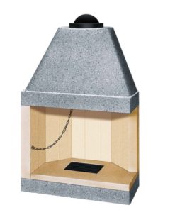 Caminetto tradizionale con focolare in refrattario - 65 MDX-MSX