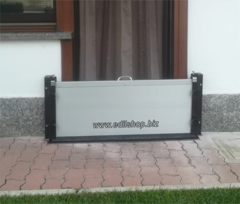 Barriera Antiallagamento In Alluminio L 90cm, H 20cm, Modulare Per Garage E Ingressi - Protezione Dalle Inondazioni, Facile Da Installare