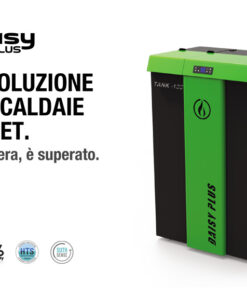 Caldaia componibile a pellet Daisy Plus per locale tecnico riscaldamento