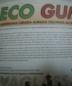 Alternative view of ECOGUM - GUAINA LIQUIDA-MEMBRANA LIQUIDA COLORATA ALL'ACQUA SENZA SOLVENTI Kg. 5