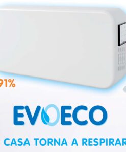 Alternative view of Ventilazione con recupero di calore 91% e filtrazione dell'aria PM10-2,5 EvoEco