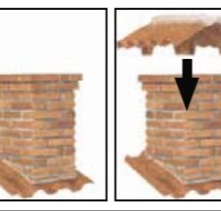 Alternative view of Comignolo - Antica Torretta prefabbricato in cemento e dipinto a mano