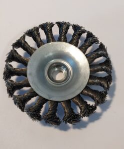 Alternative view of Spazzola Metallica Conica In fili di acciaio ritorti Diam.100 Attacco diretto M14