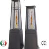 Funghi riscaldanti a pellet modelli GINKGO e GINGER per esterni