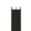 Fungo riscaldatore pirolitico modello BAMBOO con fiamma a vista in tubo di vetro