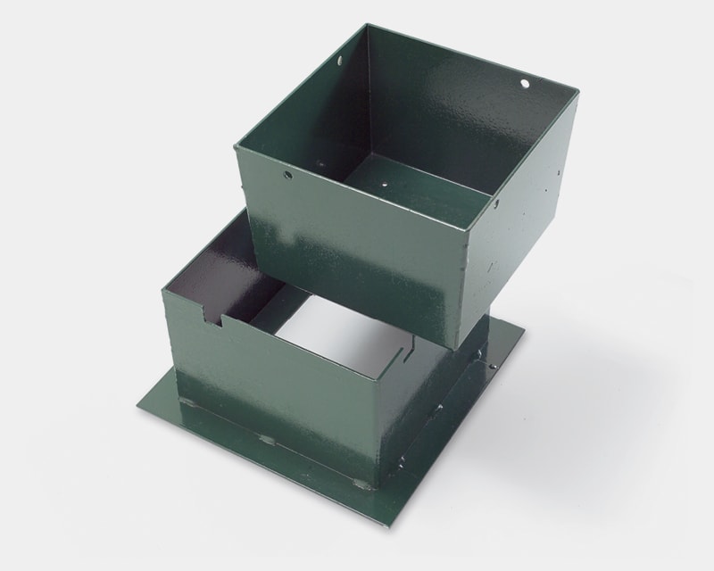 Chiusino per giardino verde RAL 6005 h 20 cm per erba