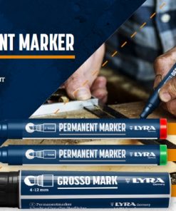 Pennarello Pernament Marker Indelebile Lyra Punta Media