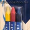 3 pastello gesso forestale lyra profi 797 colori giallo rosso blu
