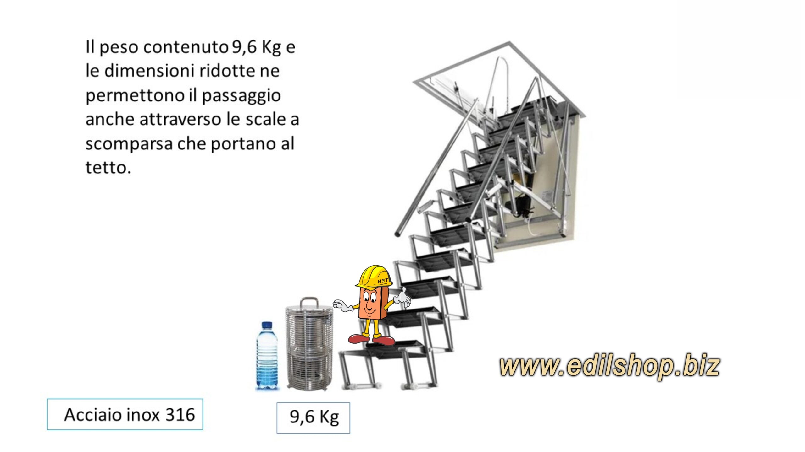 Tira Camino Comignolo Antifumo Turbo Fire in Acciaio Inox 316 - immagine 4