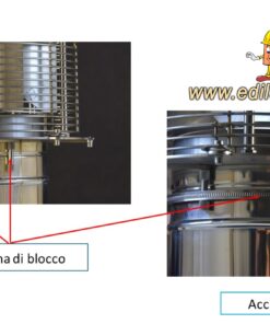 Tira Camino Comignolo Antifumo Turbo Fire in Acciaio Inox 316 - immagine 6