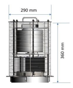 Tira Camino Comignolo Antifumo Turbo Fire in Acciaio Inox 316 - immagine 3