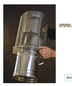 Tira Camino Comignolo Antifumo Turbo Fire in Acciaio Inox 316 - immagine 11