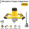 Miscelatore Mescolatore 1800W RTM396 RTR-MAX con doppia impugnatura e frusta