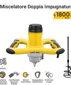 Miscelatore Mescolatore 1800W RTM396 RTR-MAX con doppia impugnatura e frusta
