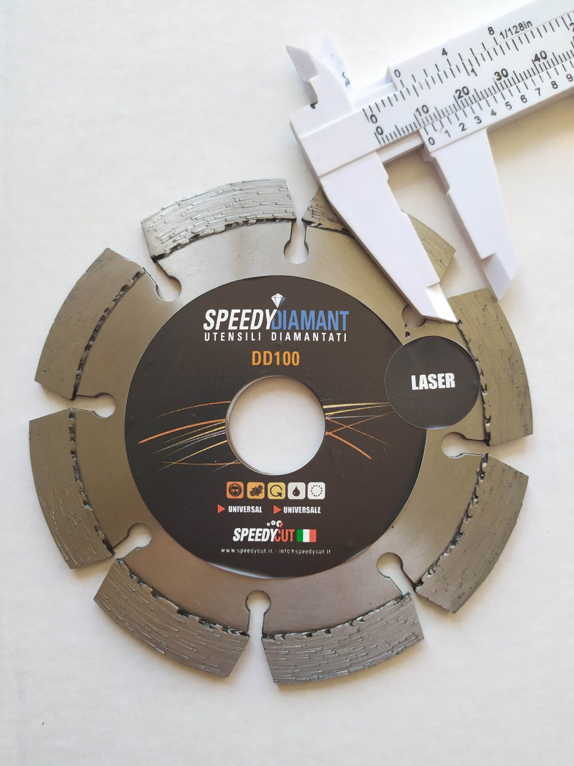 Disco Diamantato Laser Cemento diam. 115 professionale per calcestruzzo