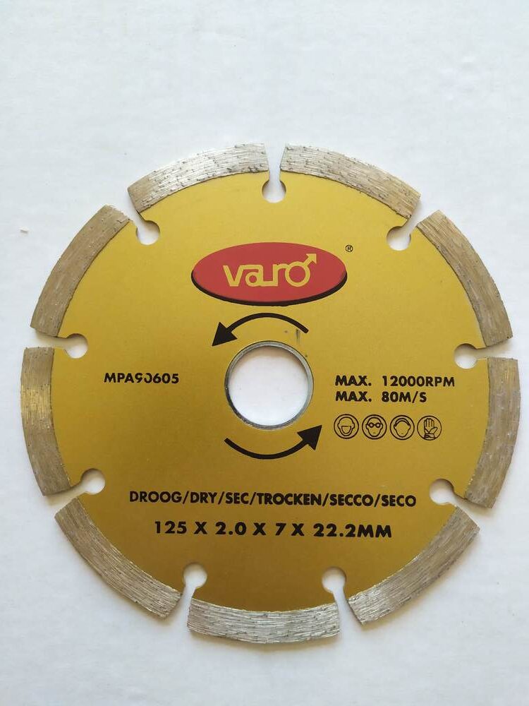 Diam DISCO DIAMANTATO Varo universale diametro 125 mm per tagli edili