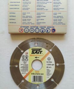 115 DISCO DIAMANTE Sait Bebi Universale per materiali edili vari