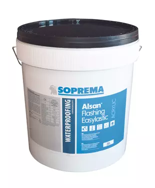 Guaina Liquida ALSAN FLASHING EASYLASTIC SOPREMA in secchio