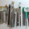 Punte scalpelli spatole curve assortite per martelli perforatori e demolitori